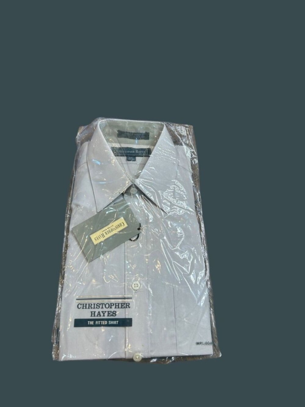 Christopher Hayes Men's Light Blue Fitted Shirt Single Needle Size 14.5/32 NWT